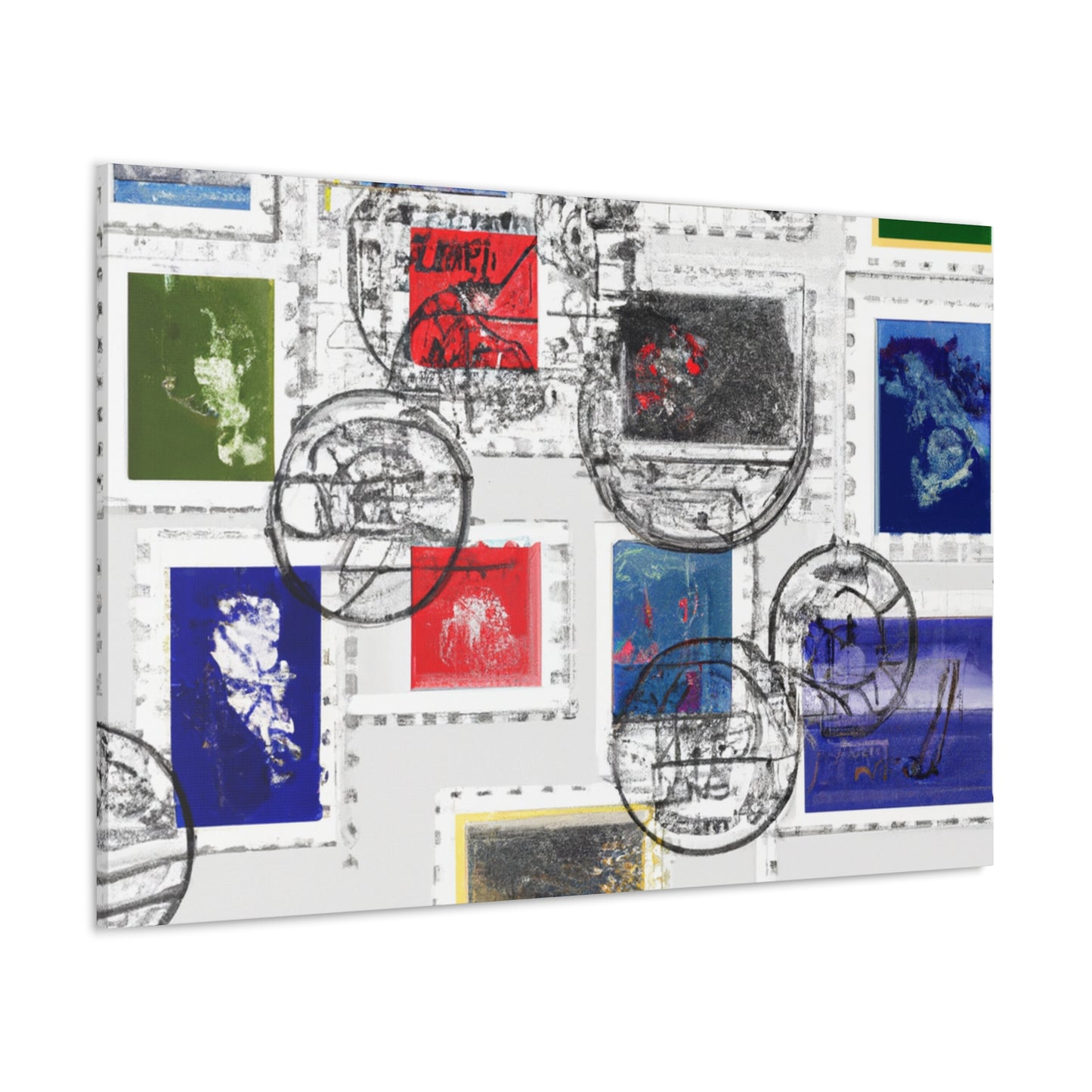 Forever Global Stamps - Postage Stamp Collector Canvas Wall Art