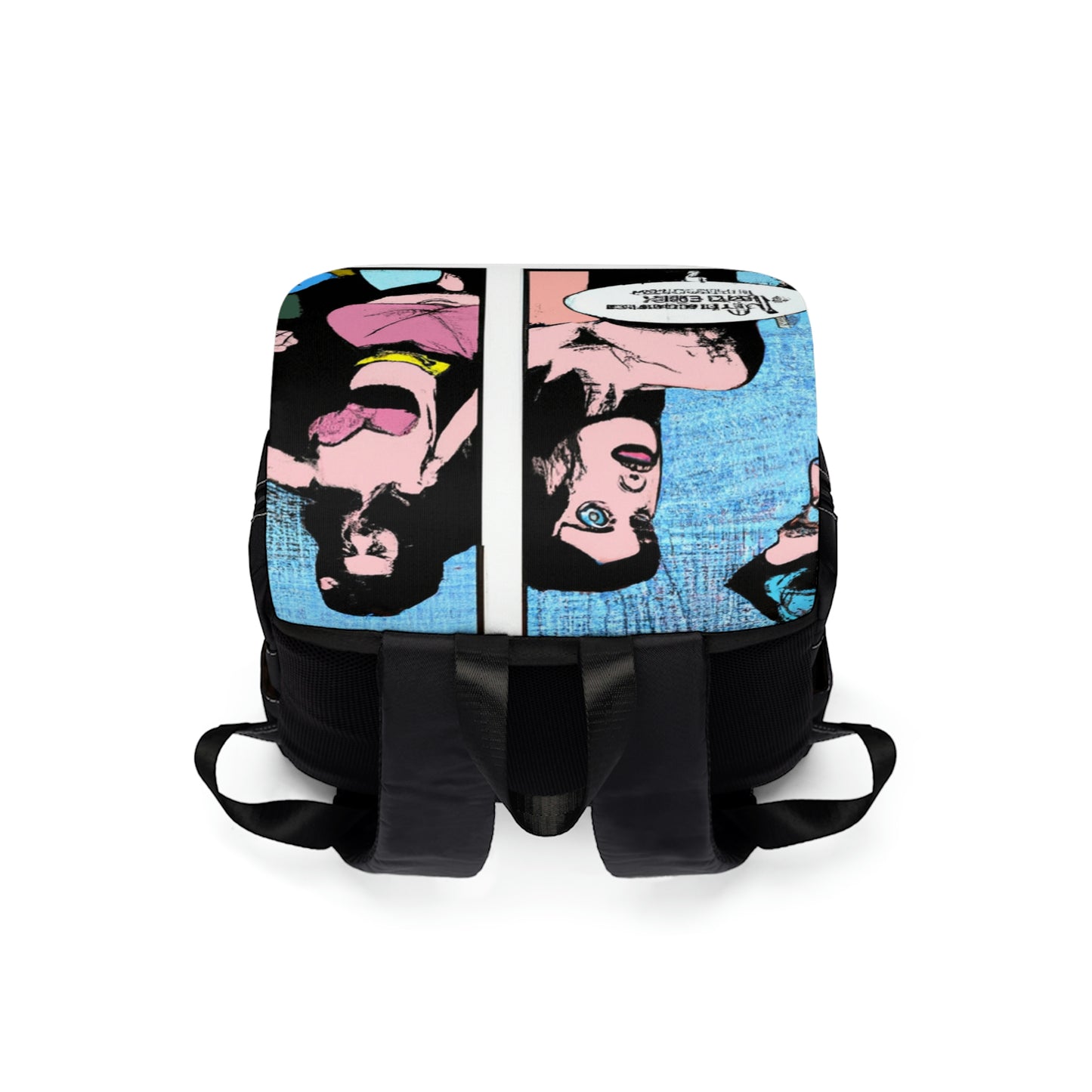 Vollmar - Comic Book Shoulder Travel Backpack Bag