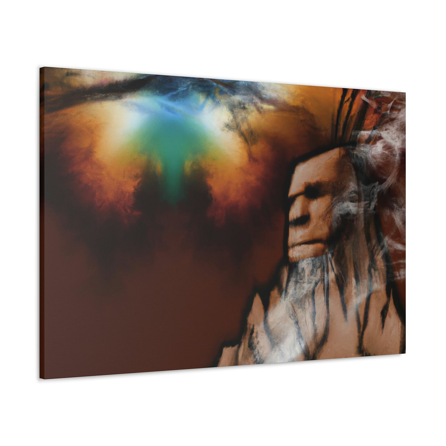 Cheveyo Redcloud - Native American Indian Canvas Wall Art