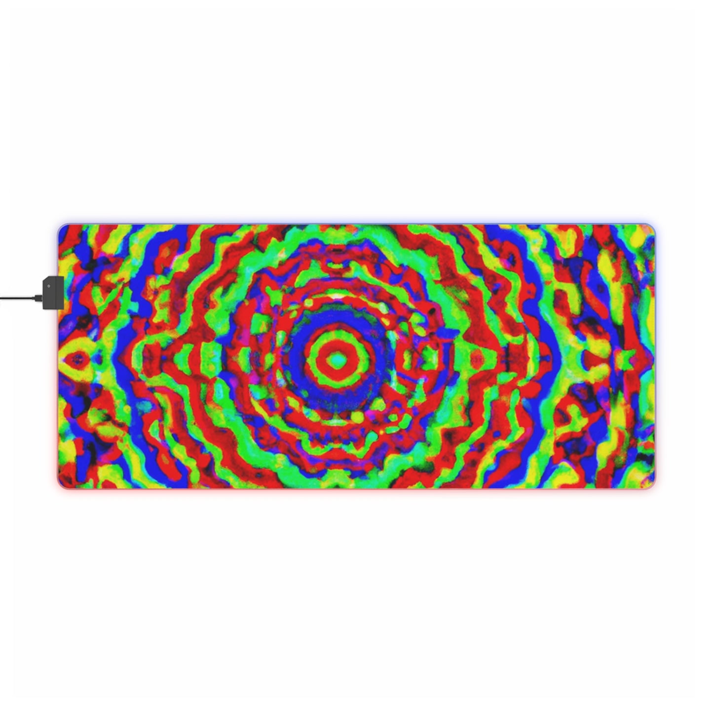 Gus Gatsby - Psychedelic Trippy LED Light Up Gaming Mouse Pad