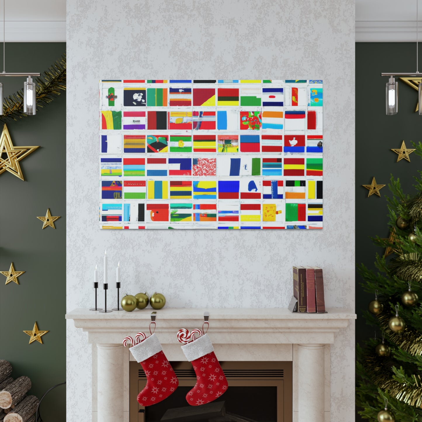 William F. Kofahl - Flags Of The World Canvas Wall Art