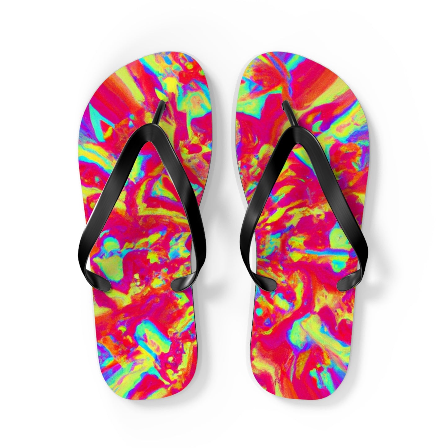 Antonio Cincotti Shoes - Psychedelic Trippy Flip Flop Beach Sandals