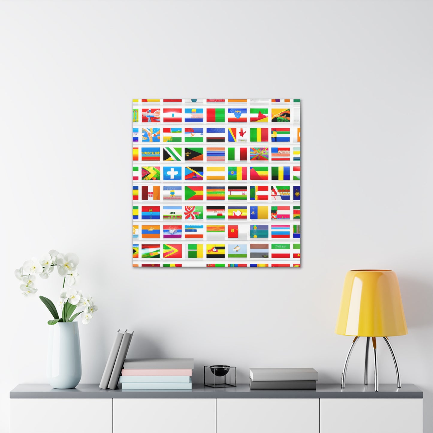 Harriet Lane Stewart (1818–1885) - Flags Of The World Canvas Wall Art