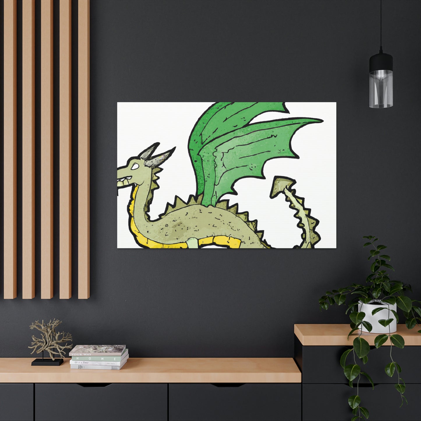 Sir/Dame Agustin Temeraire - Dragon Collector Canvas Wall Art