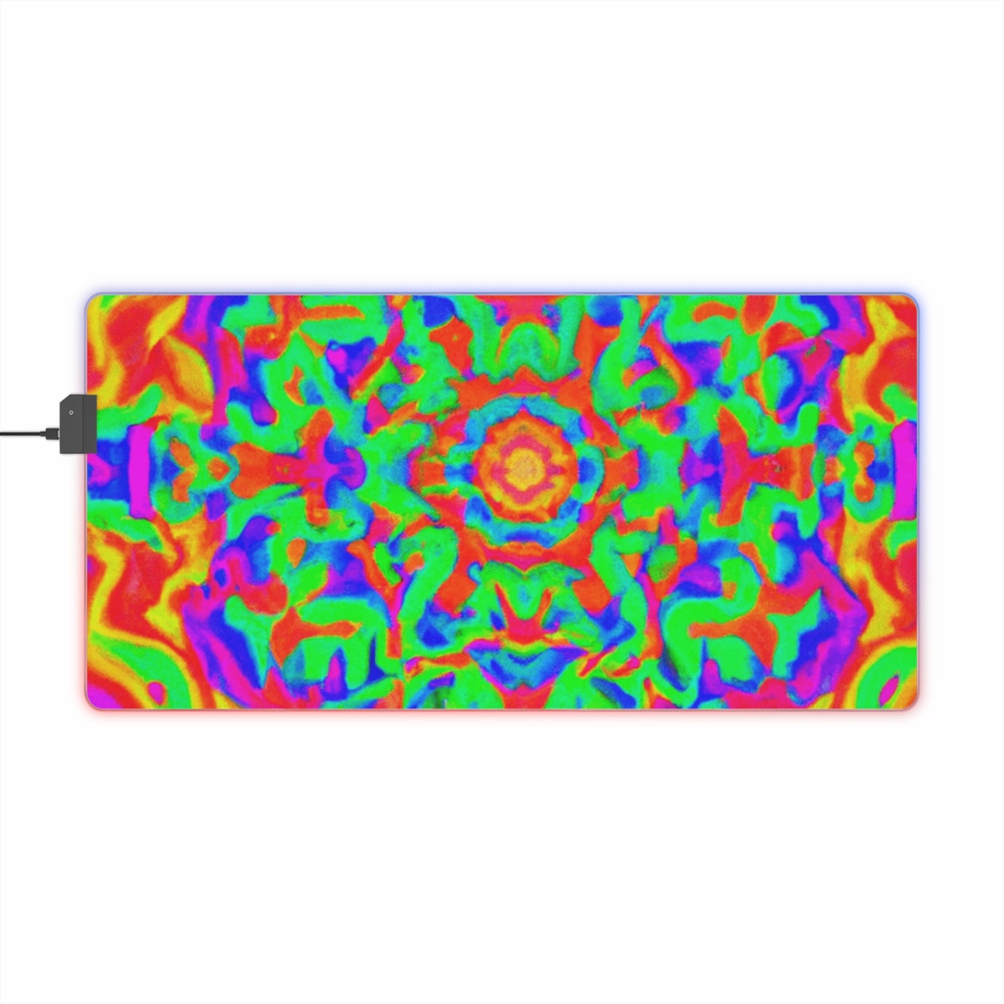 Studs McKenzie - Psychedelic Trippy LED Light Up Gaming Mouse Pad