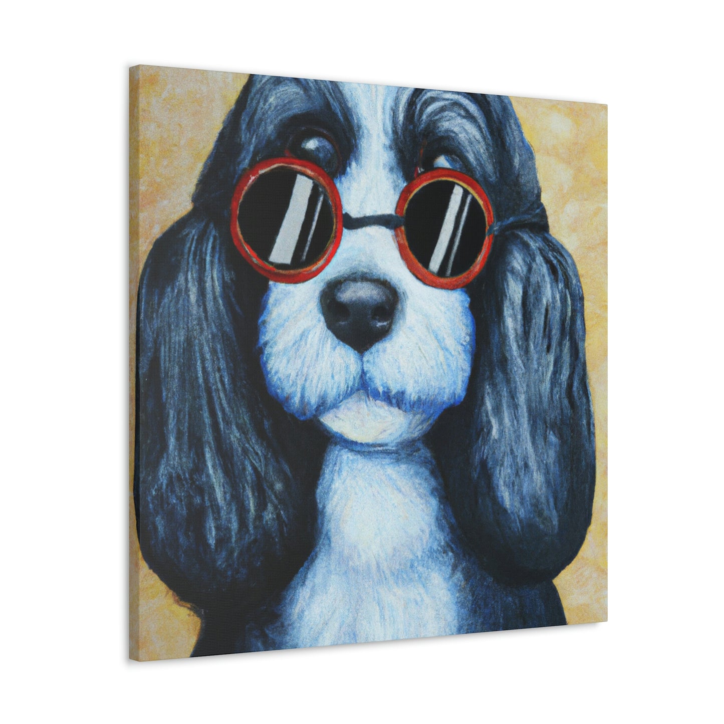 Scout the Wonder Pup - Dog Lovers Canvas Wall Art