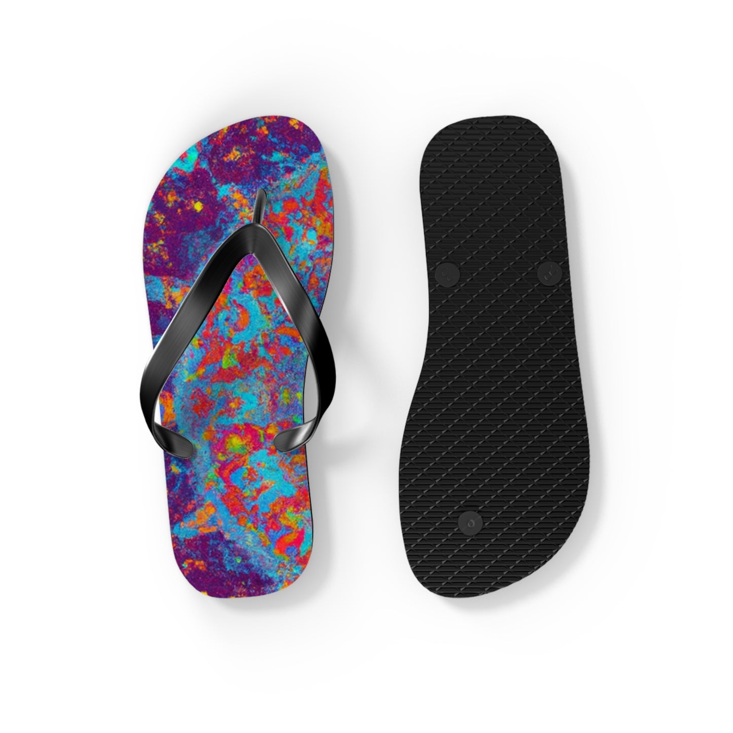 Abigail Cuthbert, Bootmaker - Psychedelic Trippy Flip Flop Beach Sandals