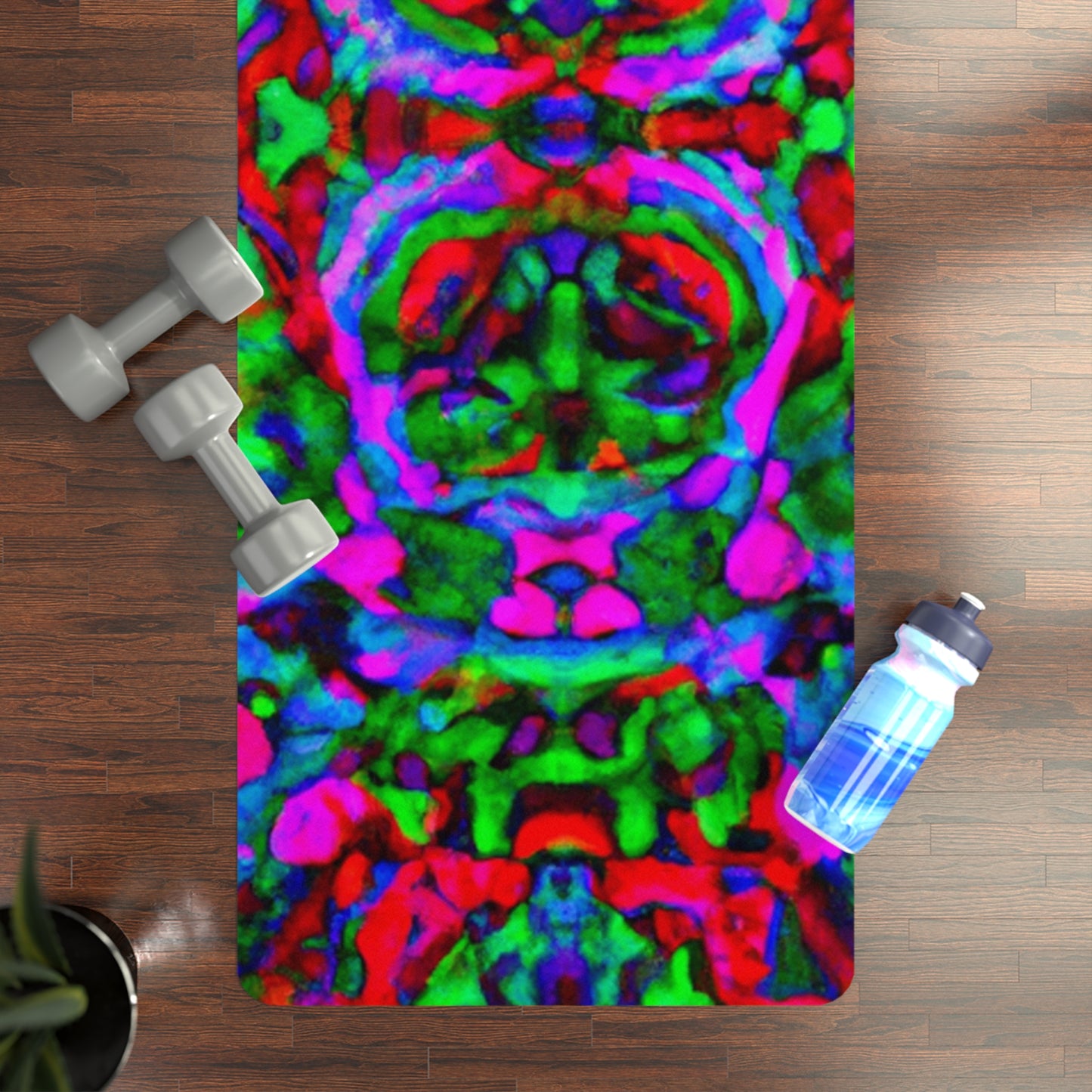 Ella Birchwood - Psychedelic Yoga Exercise Workout Mat