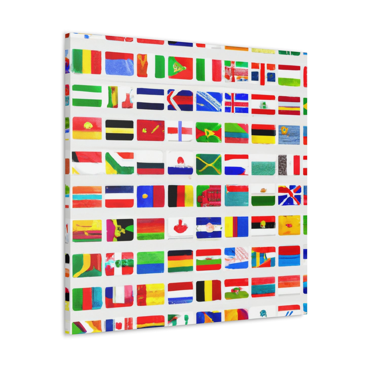 Alexander Archibald Flagmaker - Flags Of The World Canvas Wall Art