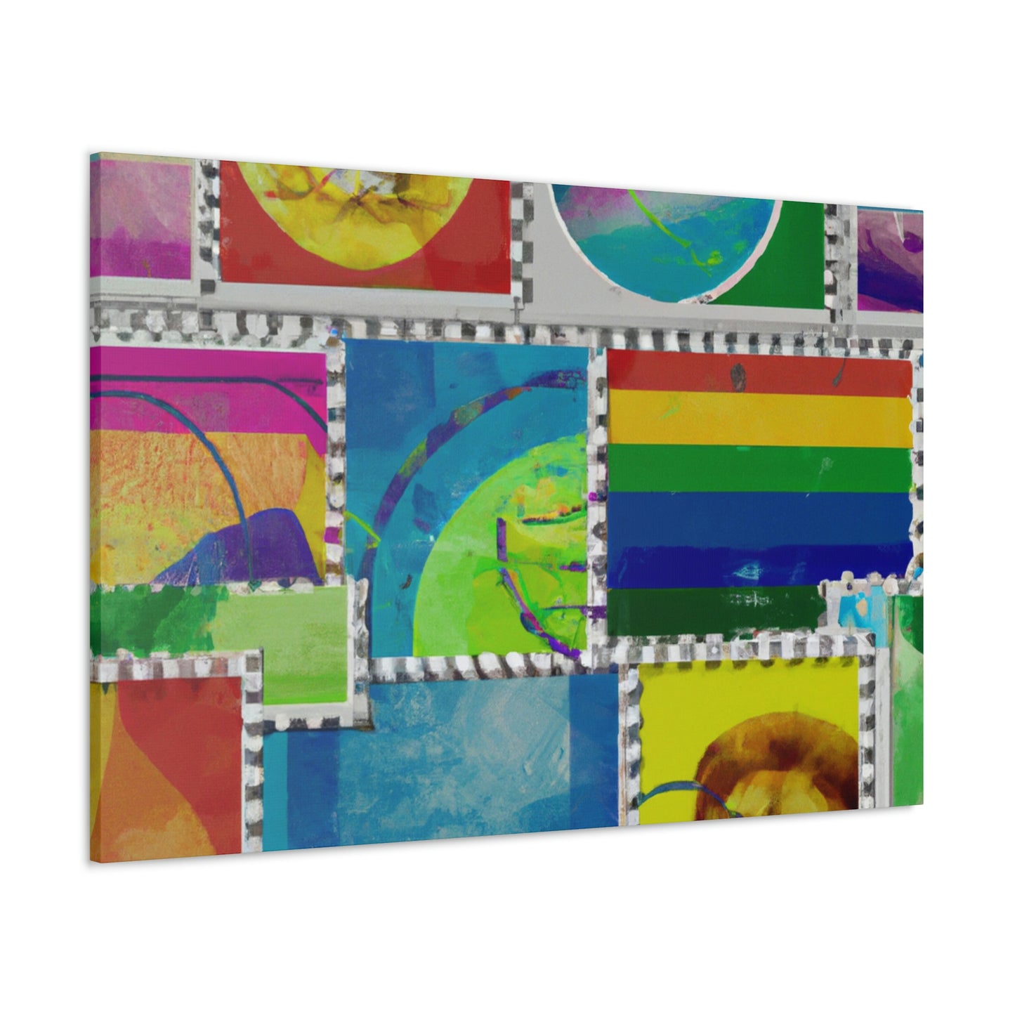 Global Connections Stamp Series - Canvas