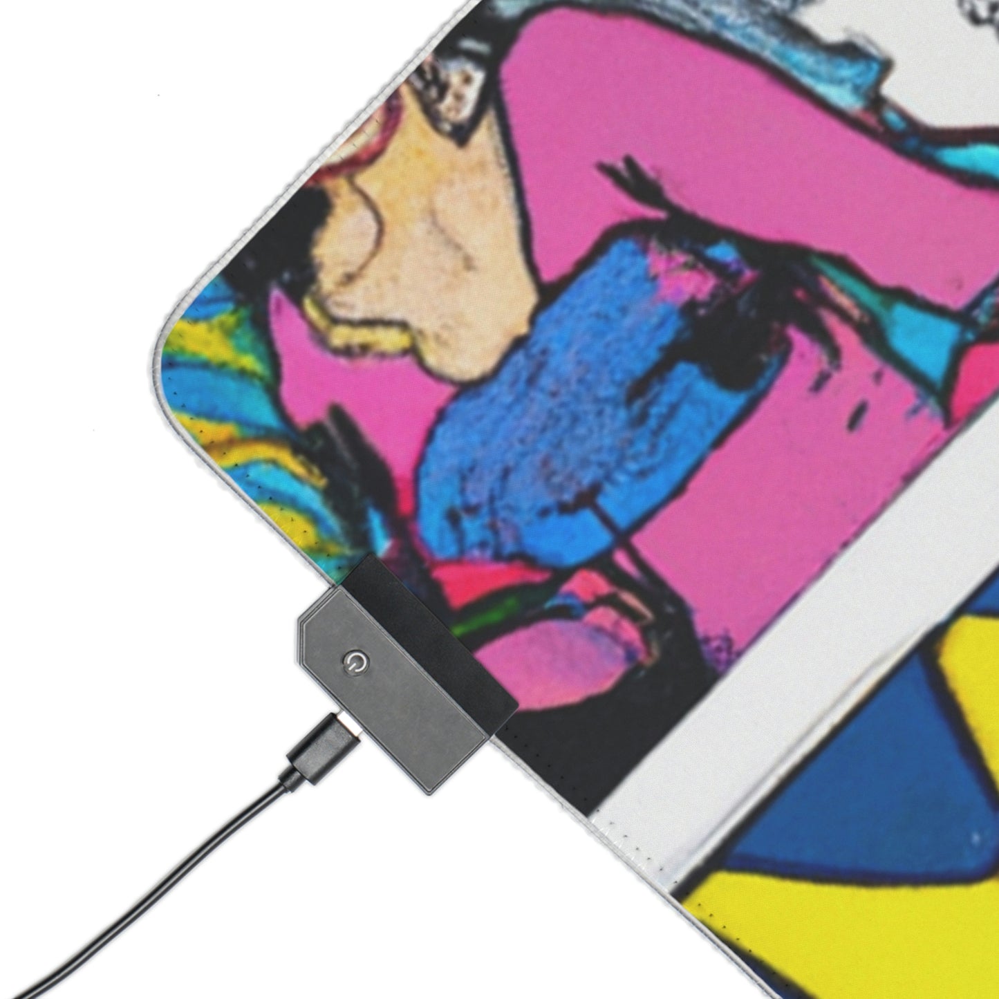 Davey Doodle the Space Cadet - Comic Book Collector LED Light Up Gaming Mouse Pad