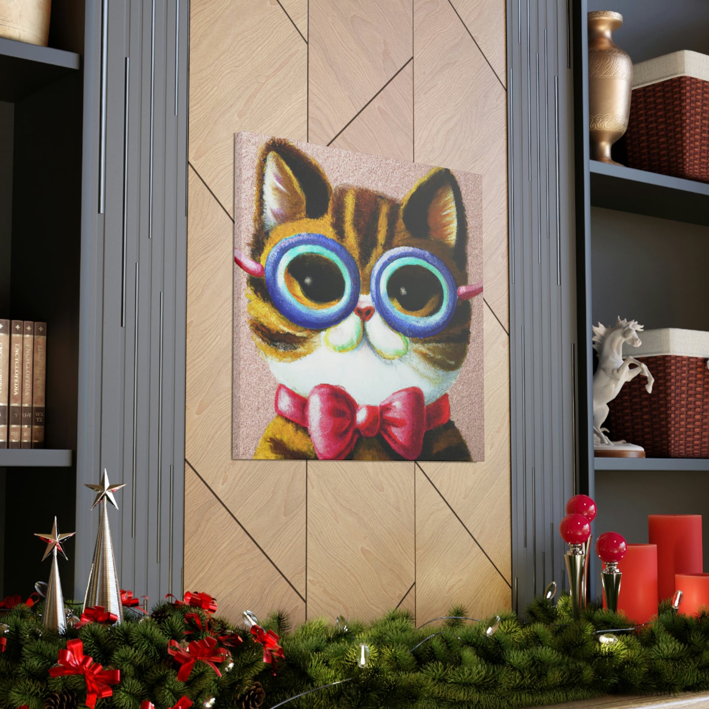 .

Felix Fluffers - Cat Lovers Canvas Wall Art