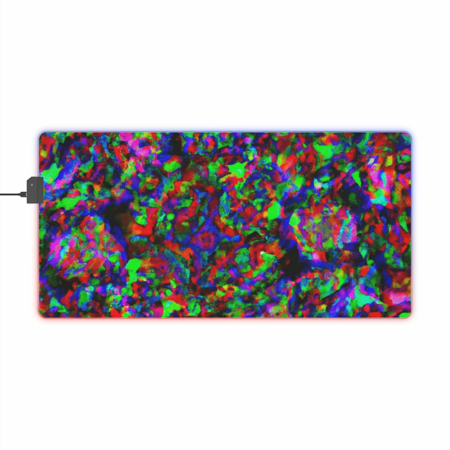 Violette Faberge - Psychedelic Trippy LED Light Up Gaming Mouse Pad