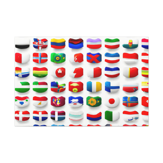 's name

Charlotte Fraser Baxter - Flags Of The World Canvas Wall Art