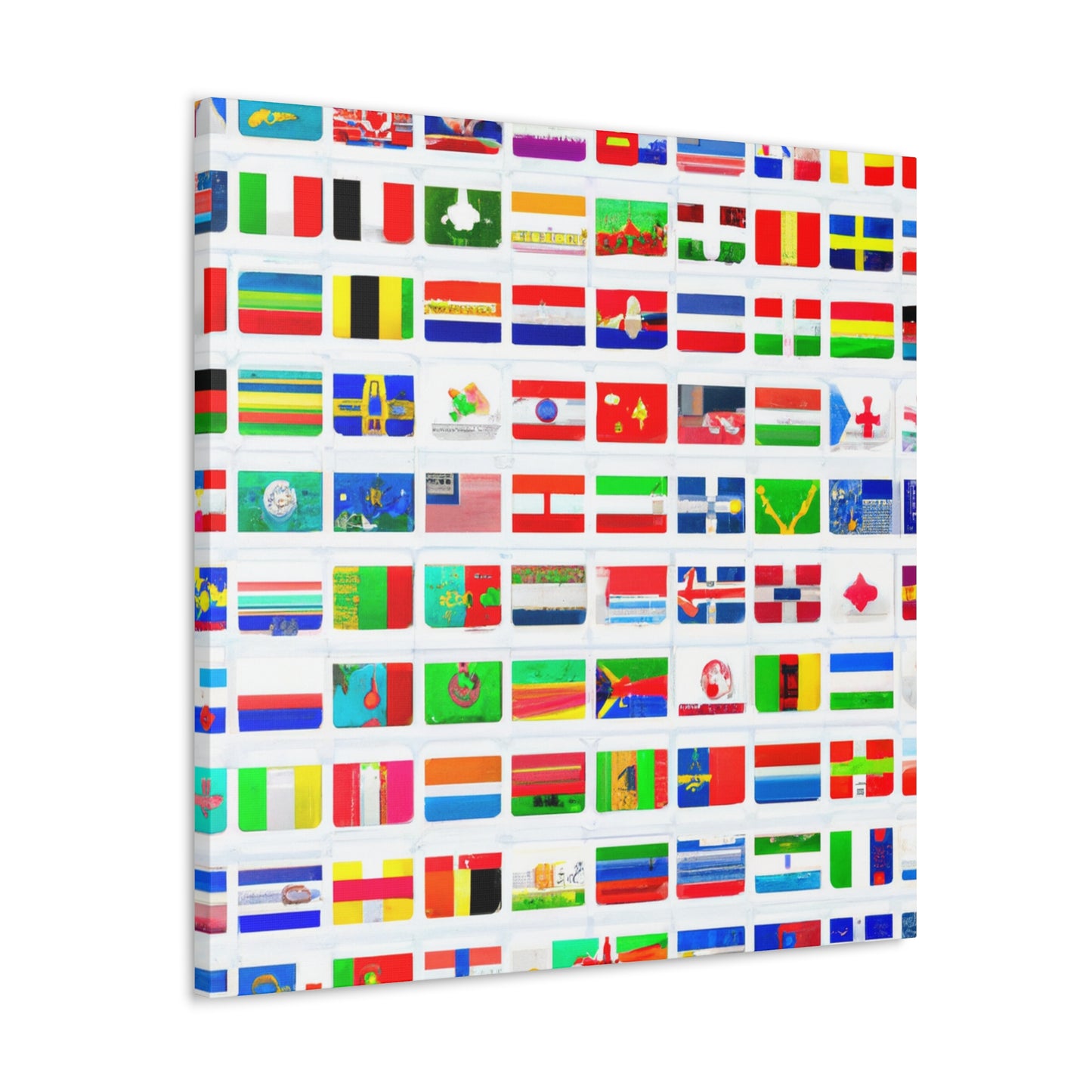 William Carson Reynolds - Flags Of The World Canvas Wall Art