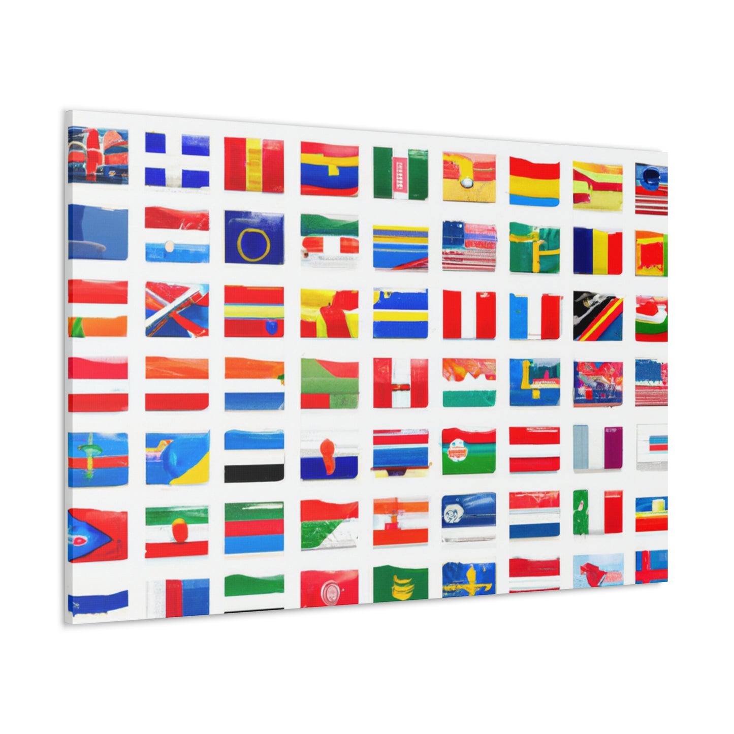 Heinrich Fuselmann - Flags Of The World Canvas Wall Art