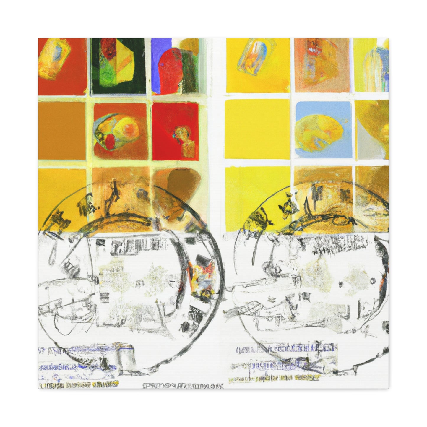 Global Greetings Stamp Collection - Postage Stamp Collector Canvas Wall Art