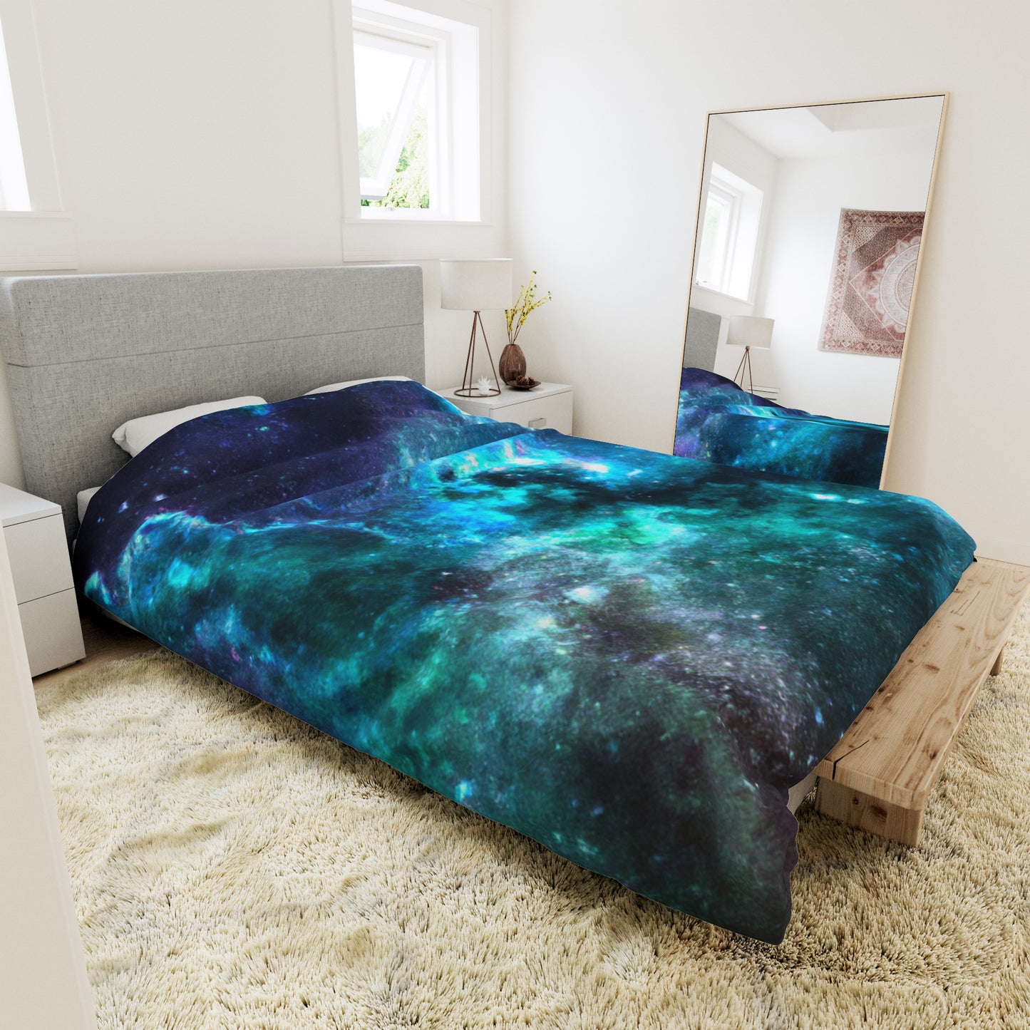 Retro Dreamer. - Astronomy Duvet Bed Cover