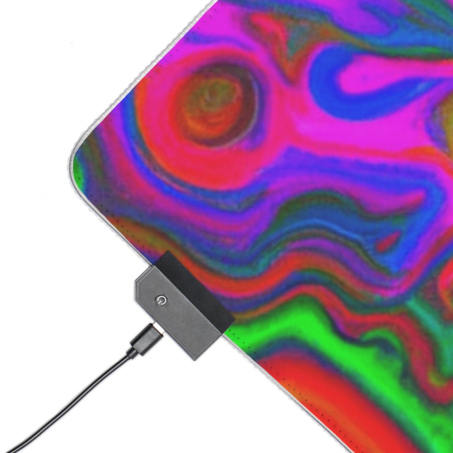 Captain Comet - Psychedelic Trippy LED Light Up Gaming Mouse Pad