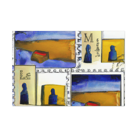 Global Commemorative Collection - Postage Stamp Collector Canvas Wall Art