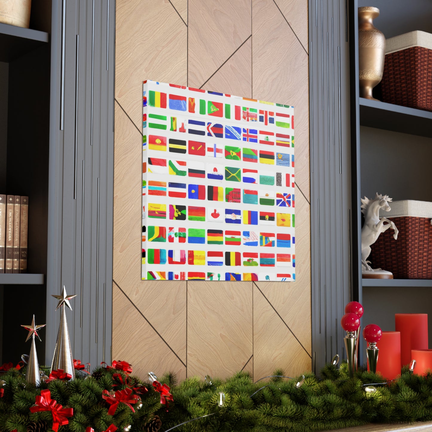 Alexander Archibald Flagmaker - Flags Of The World Canvas Wall Art