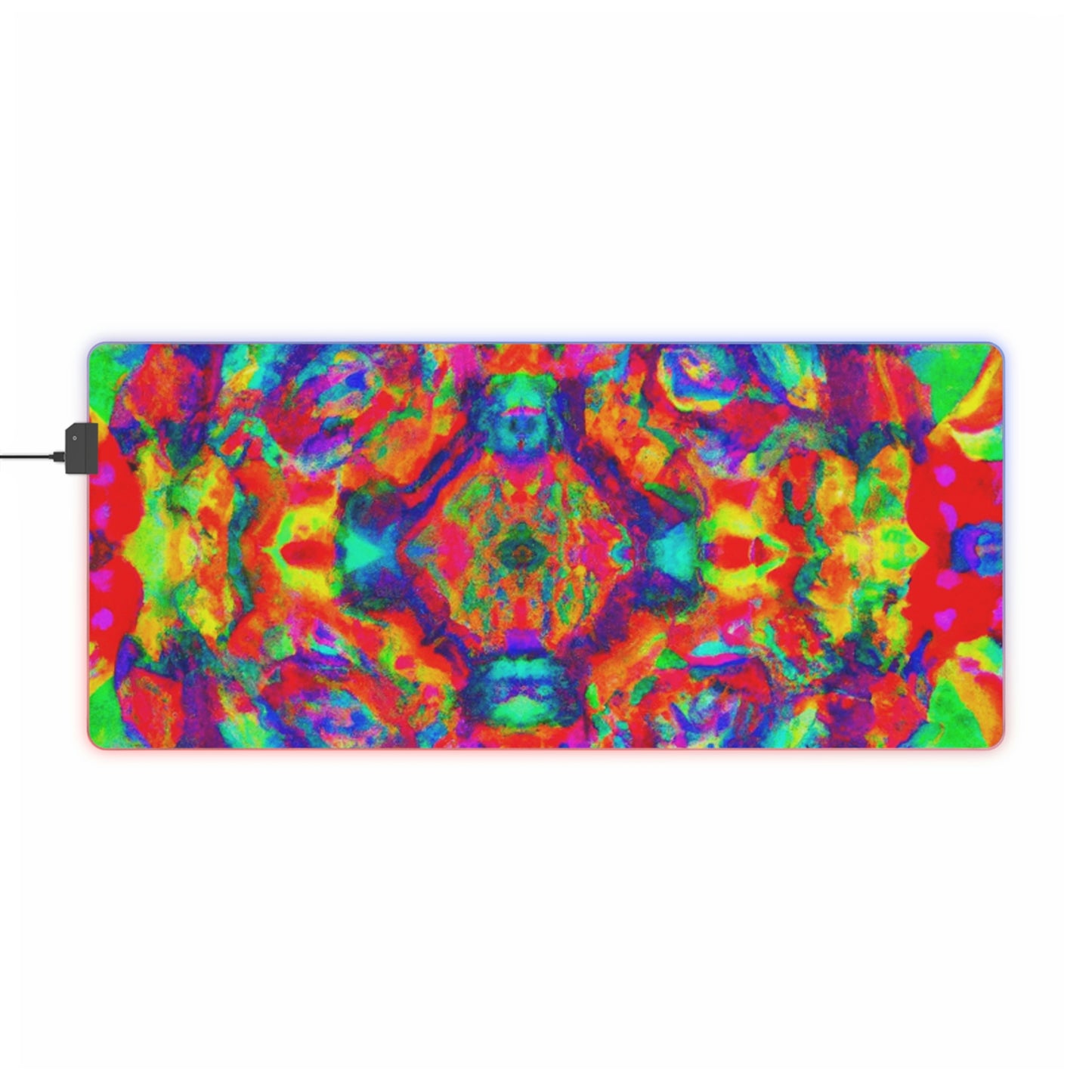 Alan Rocketblast - Psychedelic Trippy LED Light Up Gaming Mouse Pad