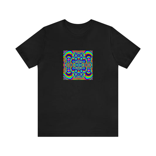 Maxie Macmonnies - - Psychedelic Trippy Pattern Tee Shirt