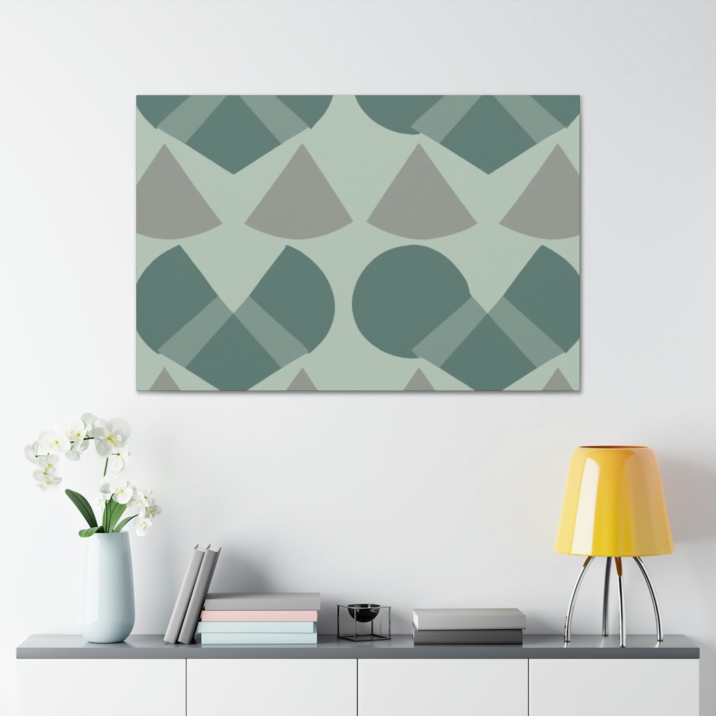 Astra Ambersun - Geometric Canvas Wall Art