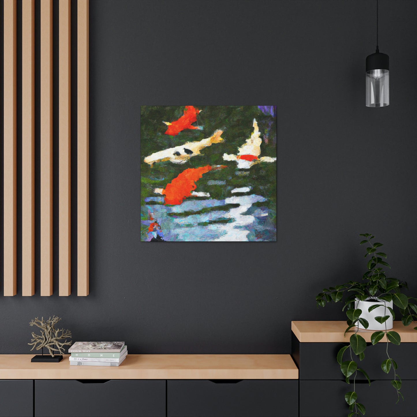 Aurevina - Koi Fish Canvas Wall Art