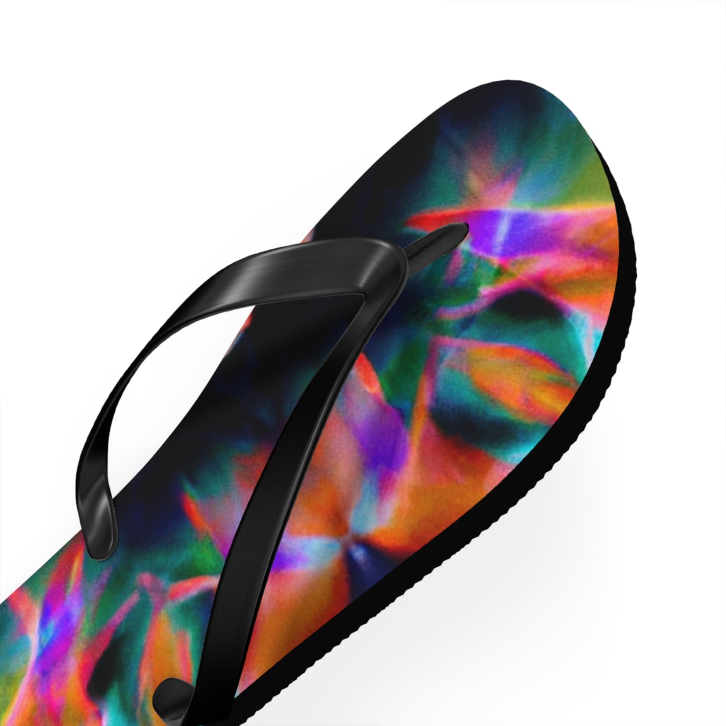 Edwina Applegate Bootmakers - Psychedelic Trippy Flip Flop Beach Sandals