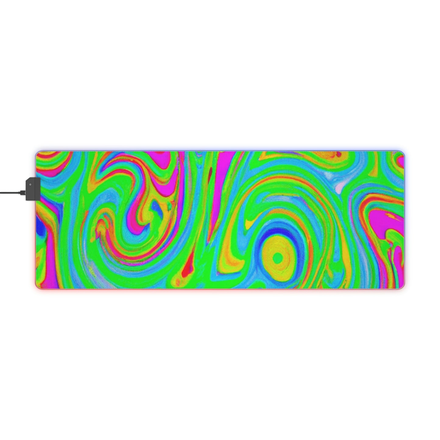 Gus 'The Groove' Gatsby - Psychedelic Trippy LED Light Up Gaming Mouse Pad