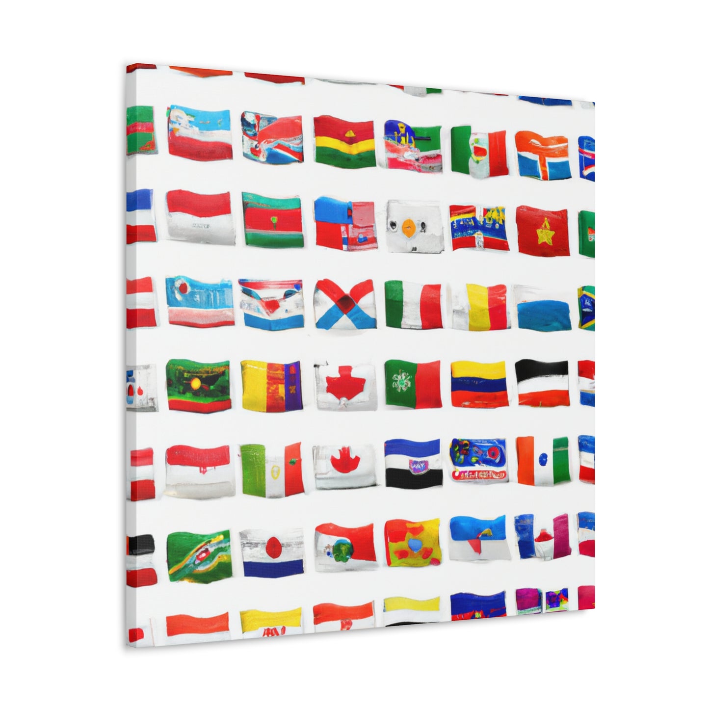 Herberta Matilda Barron - Flags Of The World Canvas Wall Art