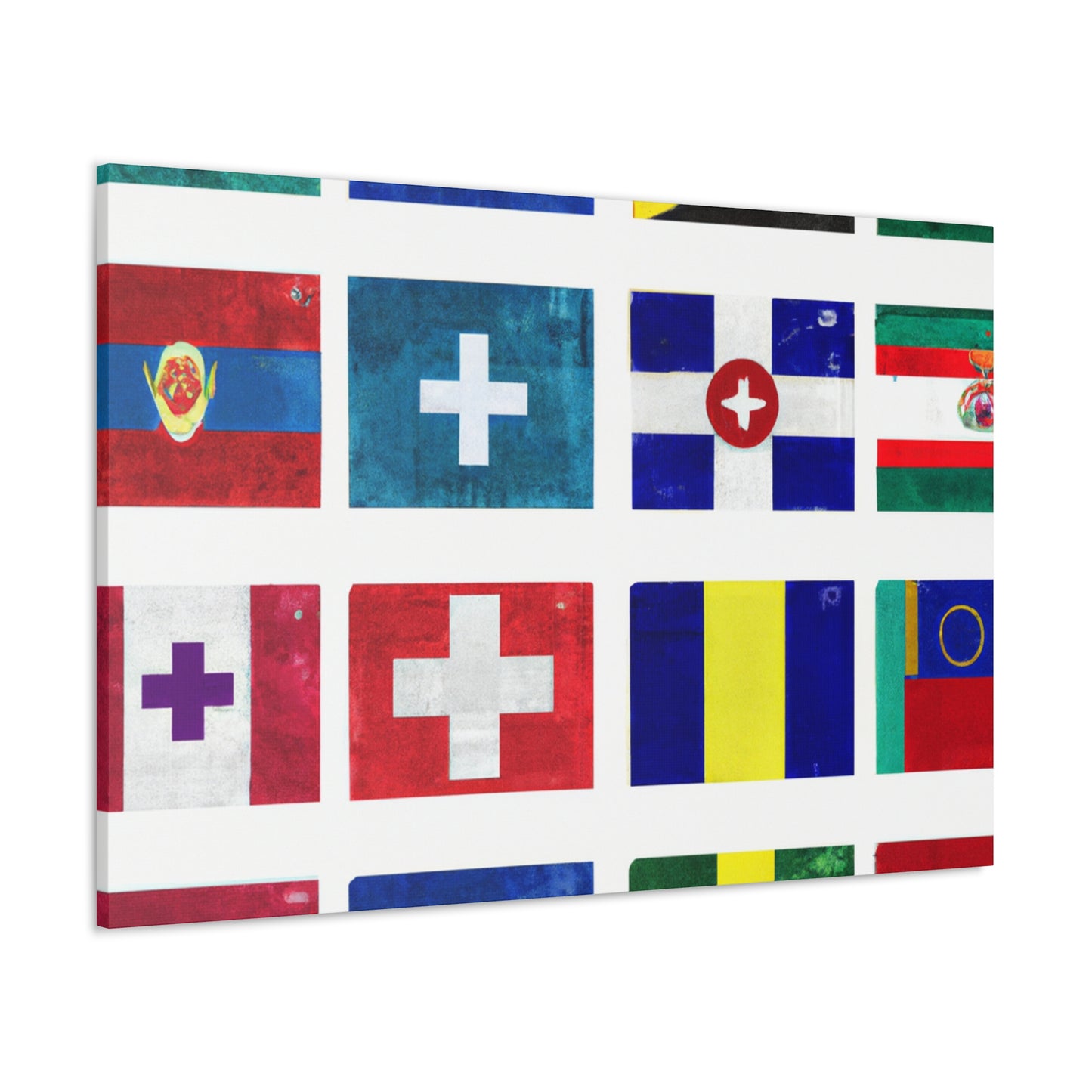 .

Josephine Pengelly - Flags Of The World Canvas Wall Art