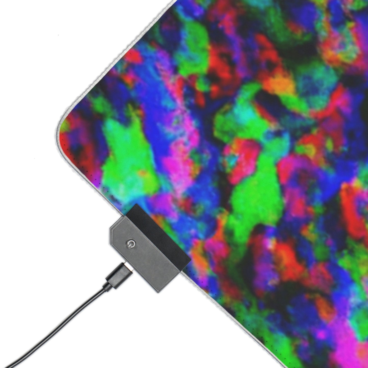 Violette Faberge - Psychedelic Trippy LED Light Up Gaming Mouse Pad