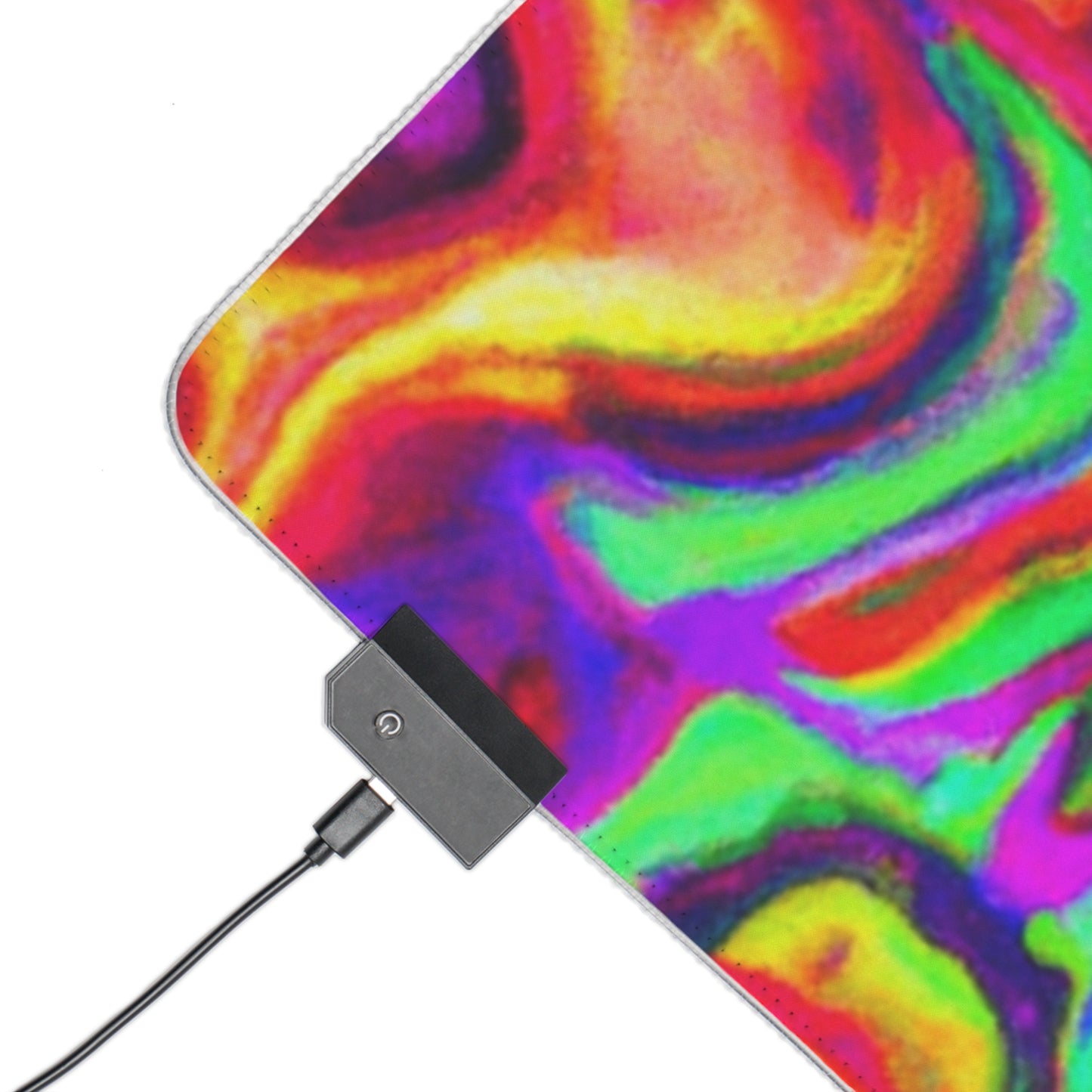 Bucky Blitzendroid - Psychedelic Trippy LED Light Up Gaming Mouse Pad