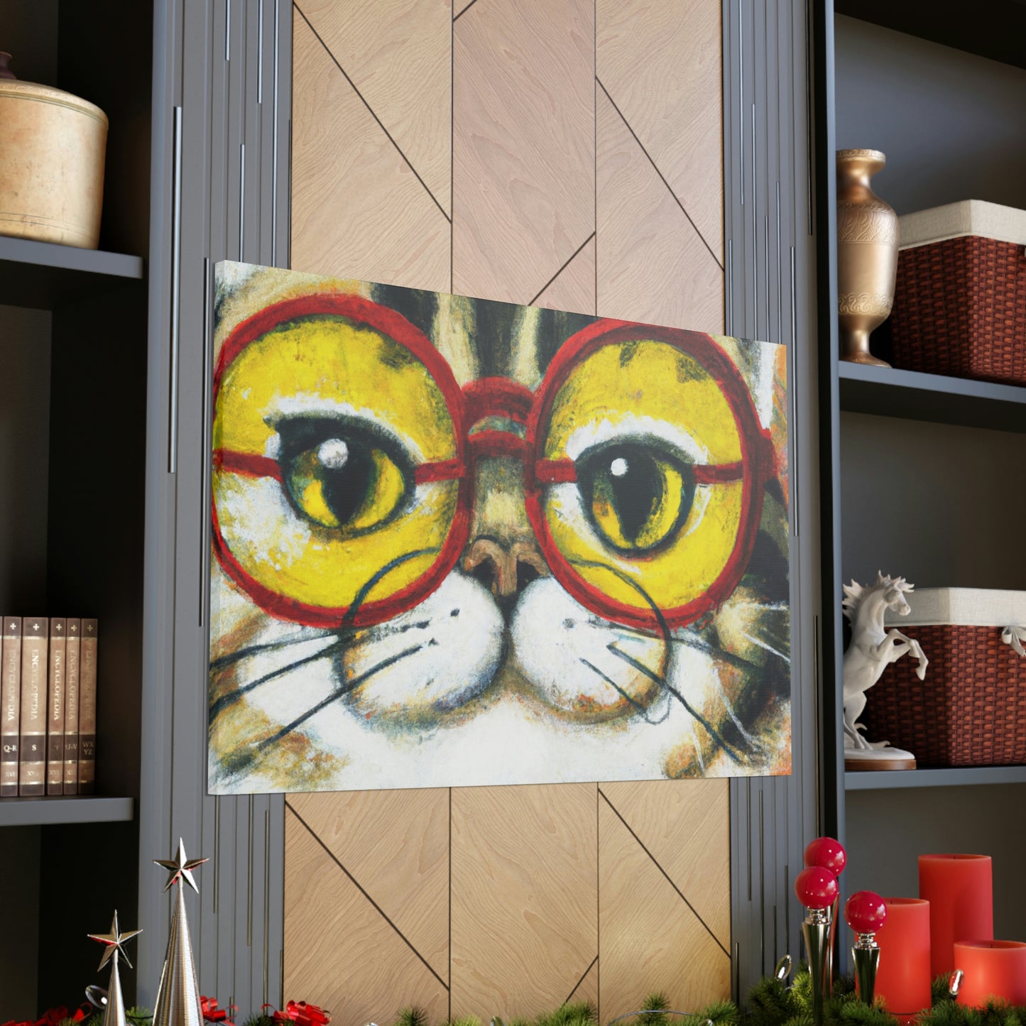 Scoopsy Simons - Cat Lovers Canvas Wall Art
