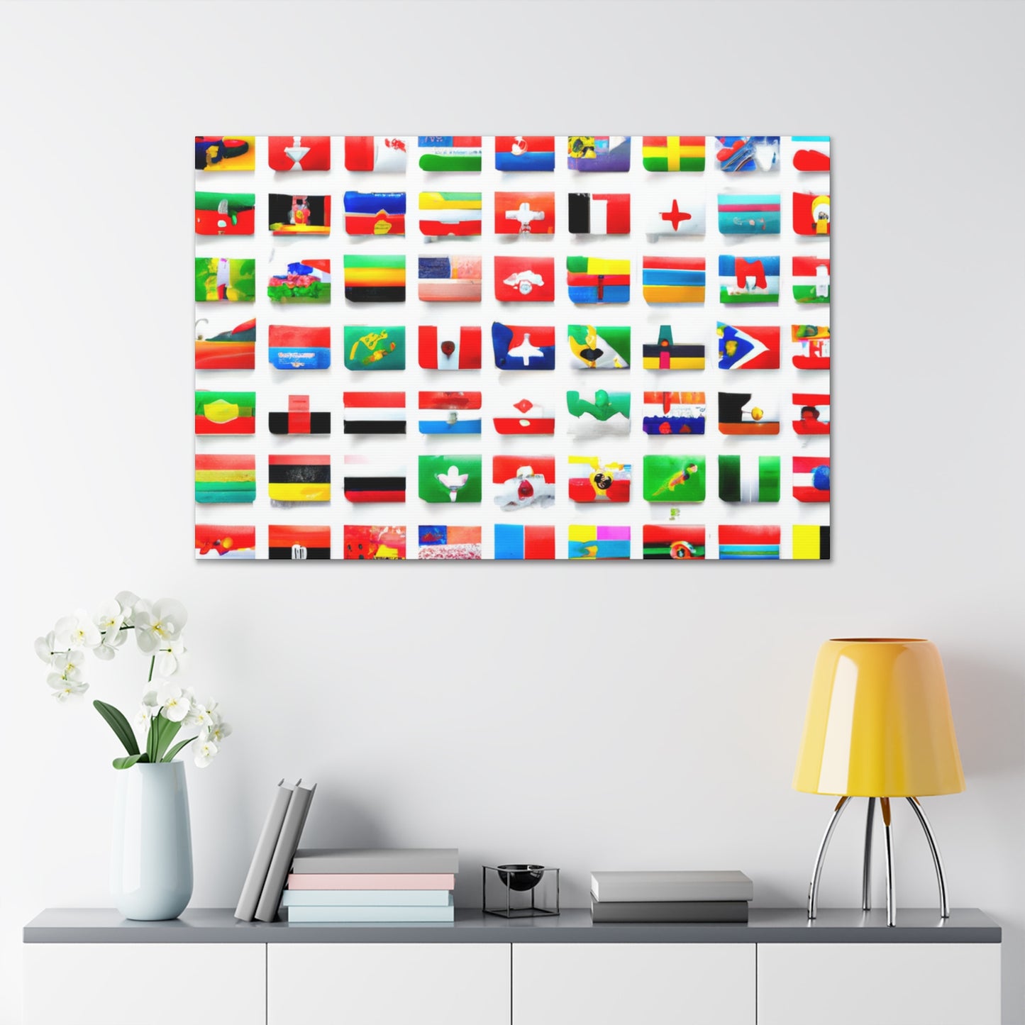 Adela Chotek von Chotkowa, Baroness of Czernin. - Flags Of The World Canvas Wall Art