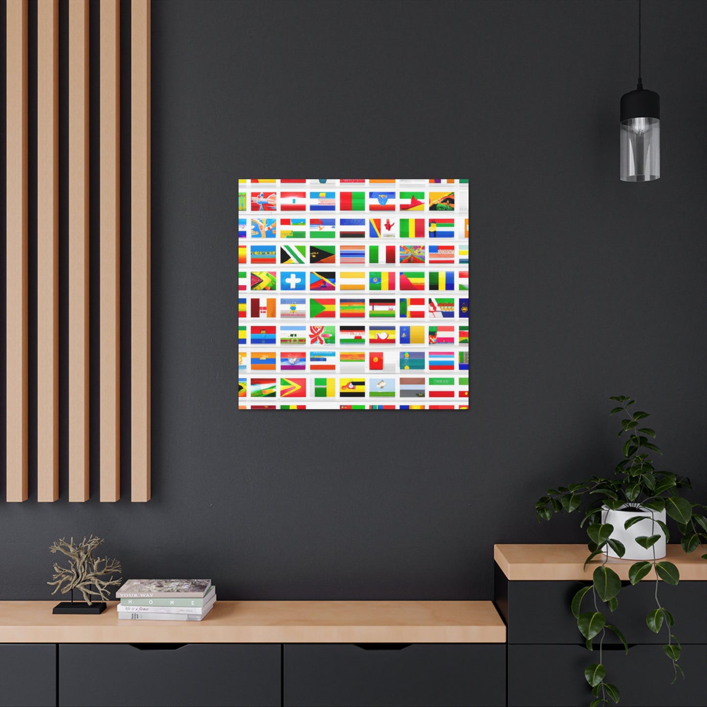 Harriet Lane Stewart (1818–1885) - Flags Of The World Canvas Wall Art