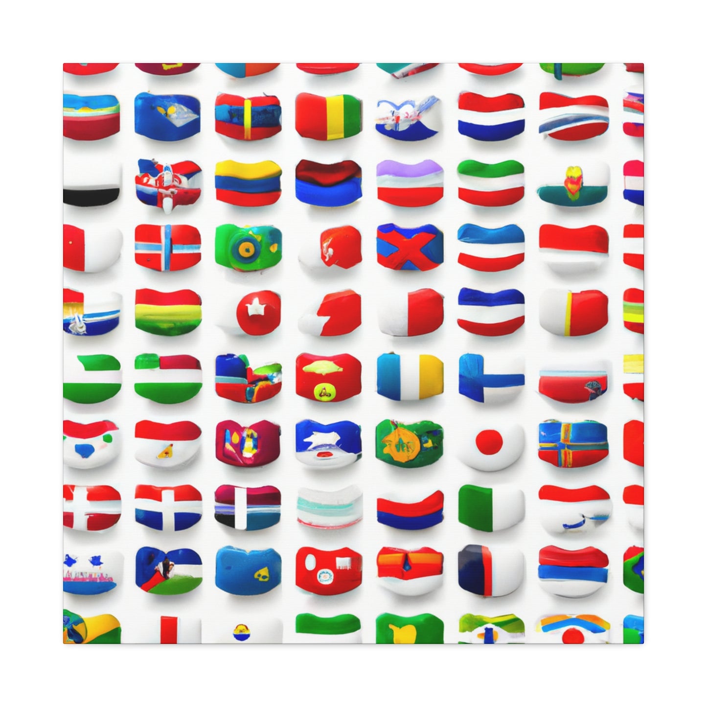 's name

Charlotte Fraser Baxter - Flags Of The World Canvas Wall Art