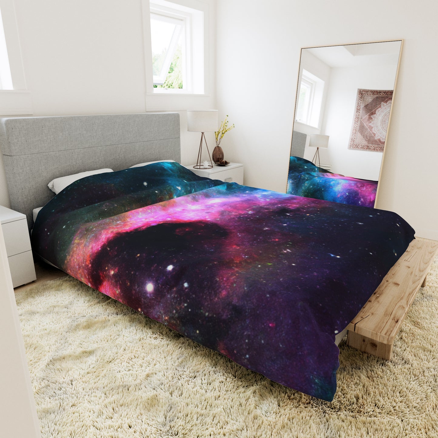 Dreams of the Atomic Age - Astronomy Duvet Bed Cover