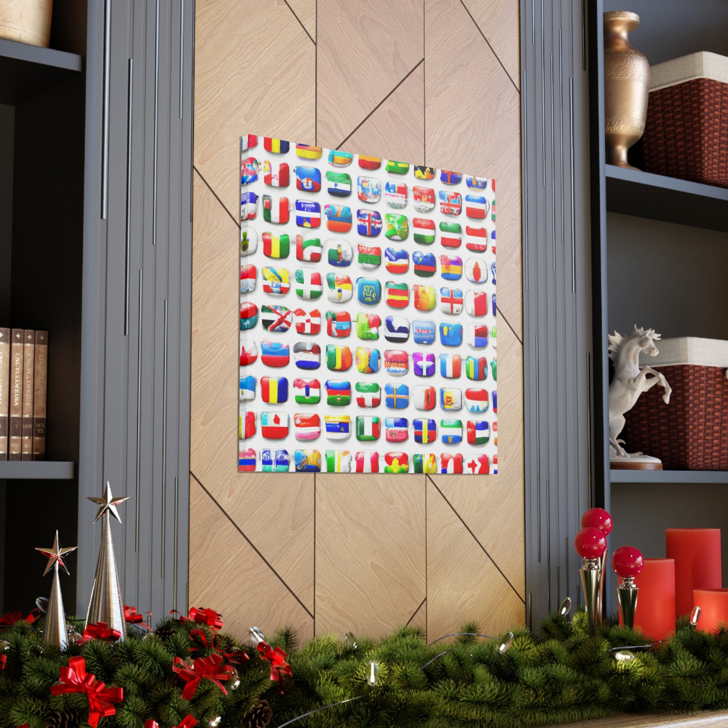 Emily Horton Flagmaker - Flags Of The World Canvas Wall Art