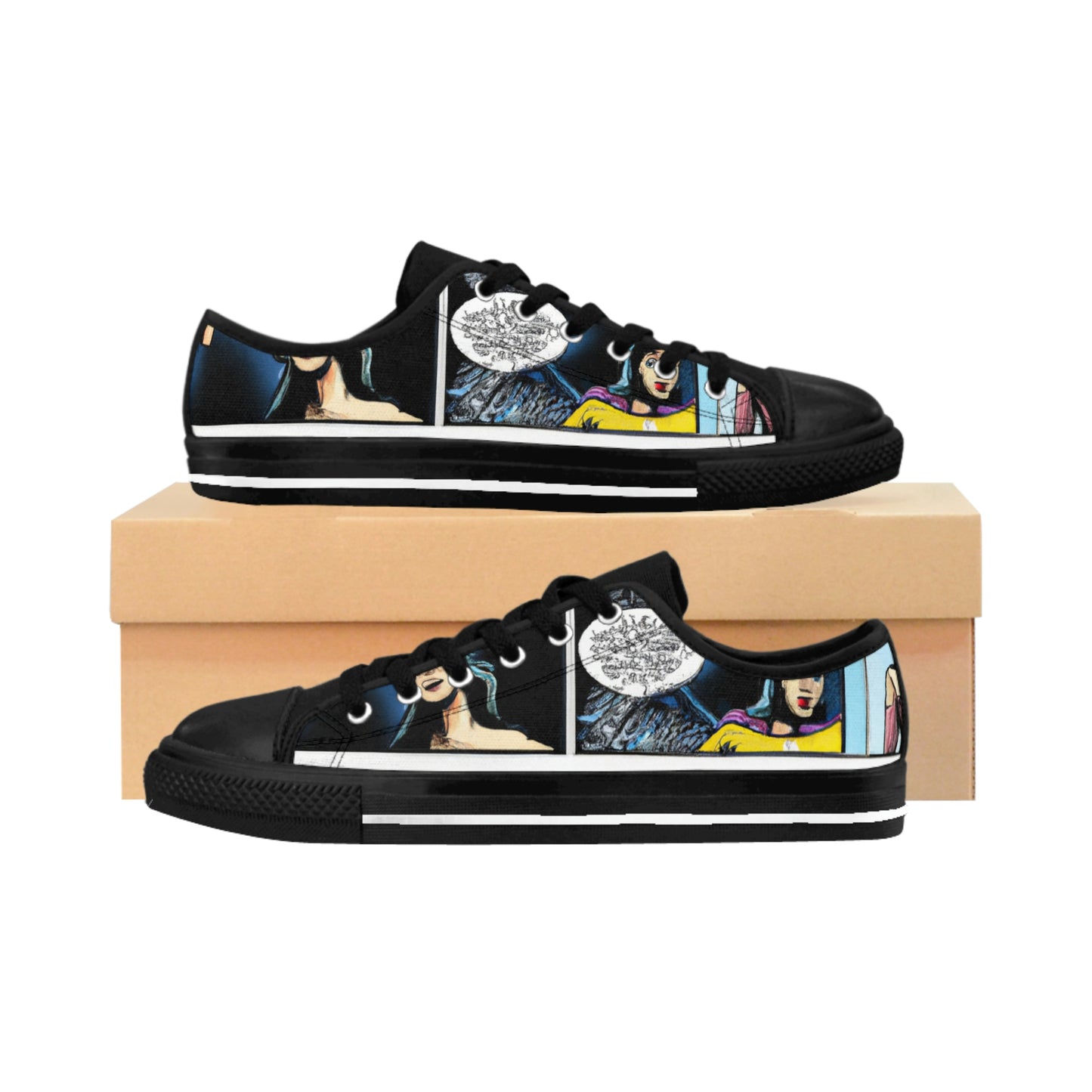 Shoeanna of Toulouse - Comic Book Low Top
