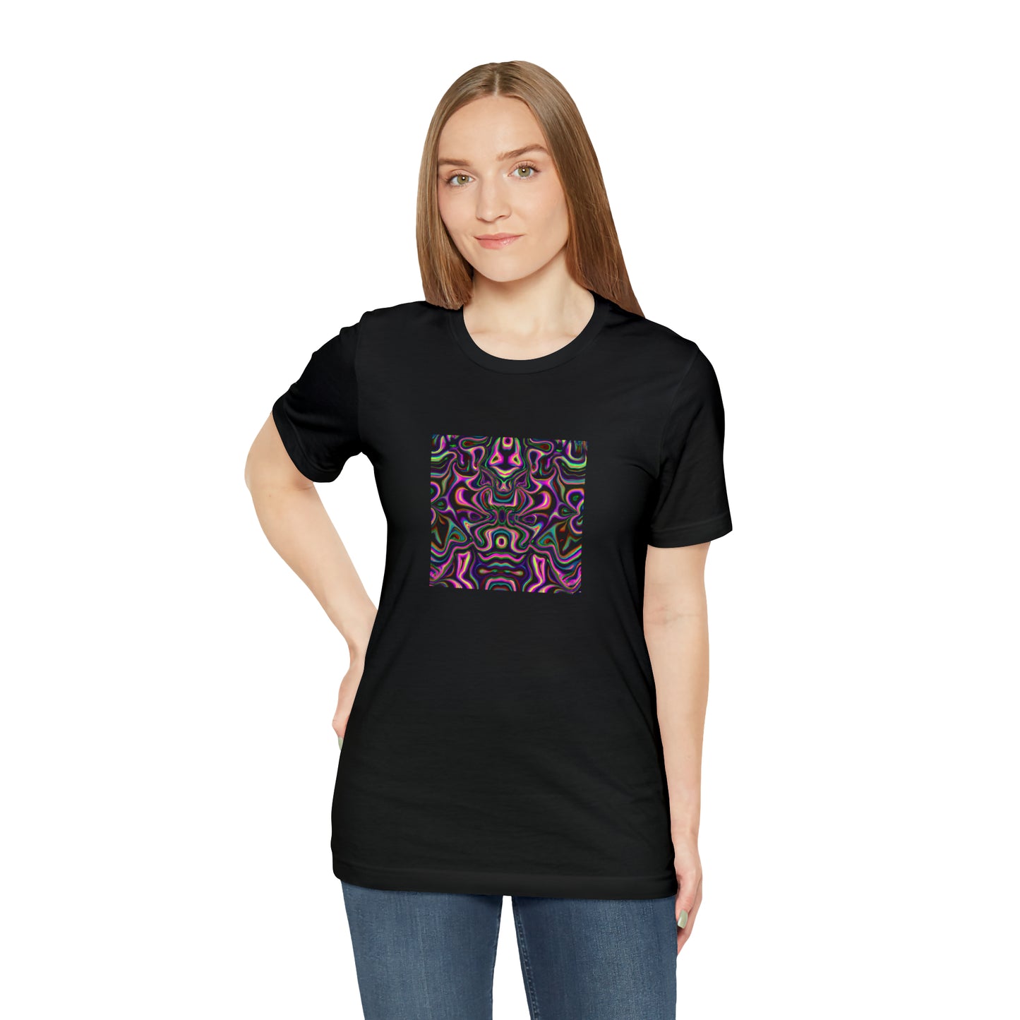 Bobbie Suede - - Psychedelic Trippy Pattern Tee Shirt