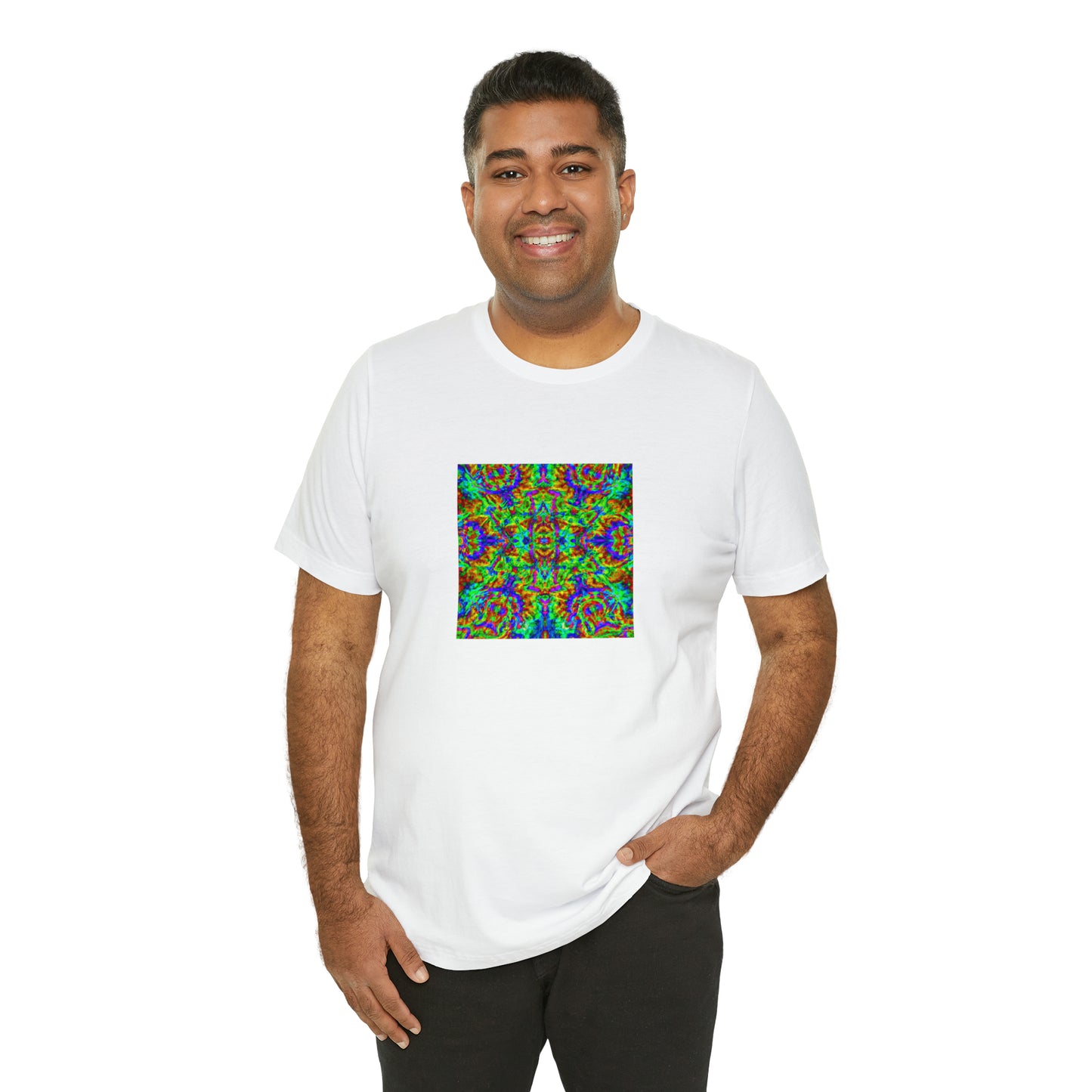 Oscar Wheatley - Psychedelic Trippy Pattern Tee Shirt