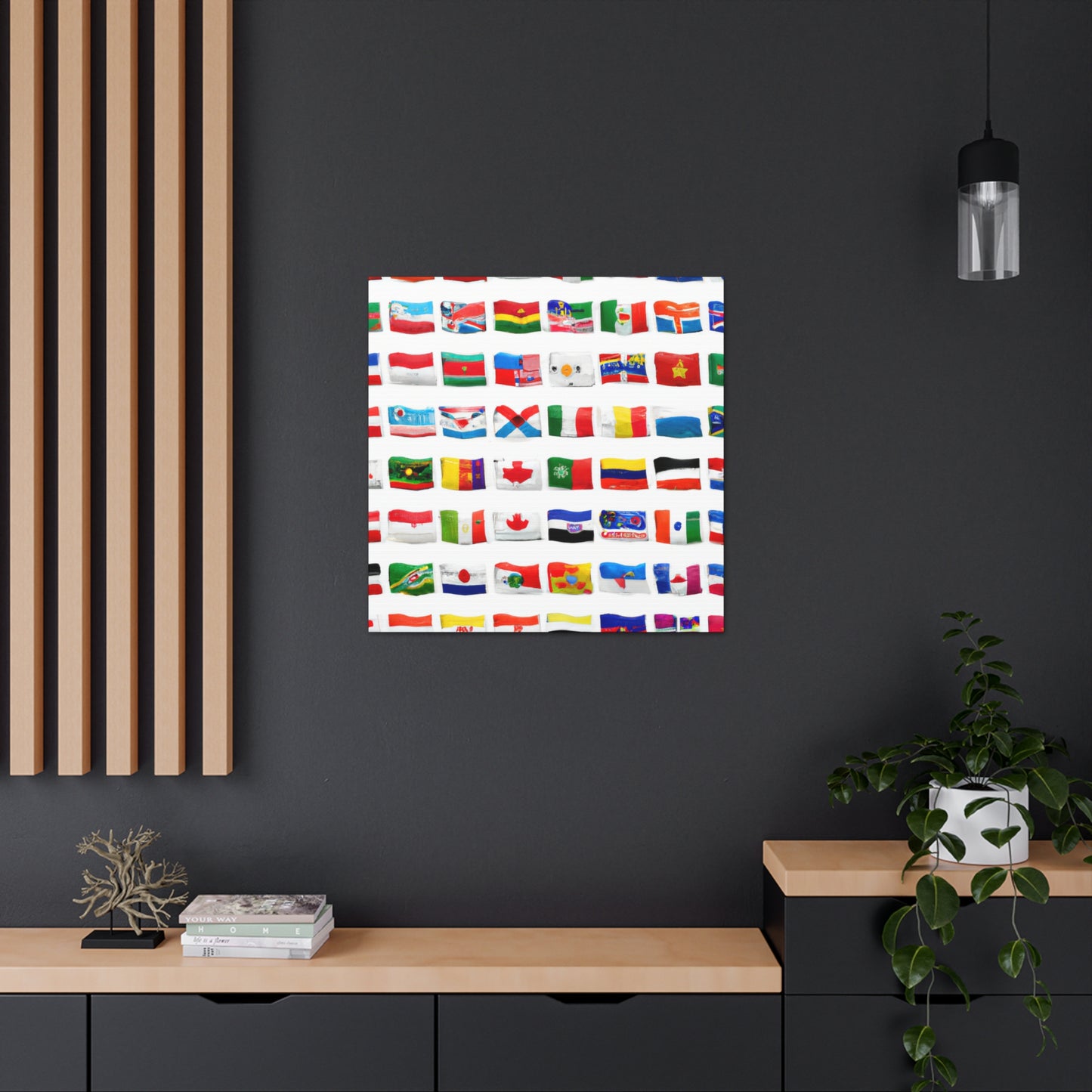 Herberta Matilda Barron - Flags Of The World Canvas Wall Art