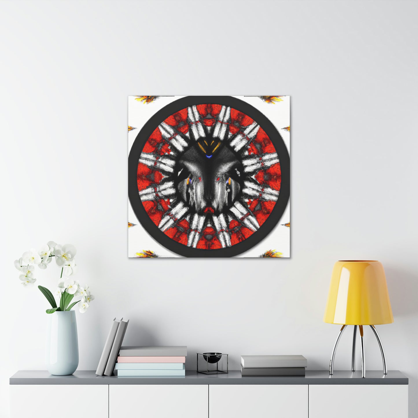 Chief Running Elk - Native American Indian Canvas Wall Art