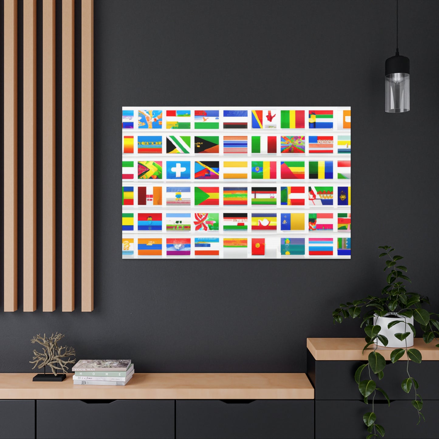 Harriet Lane Stewart (1818–1885) - Flags Of The World Canvas Wall Art