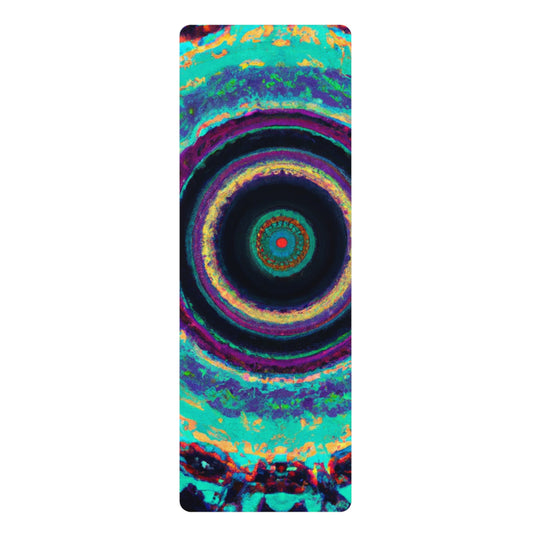 Bertha Bloxley - Psychedelic Yoga Exercise Workout Mat - 24″ x 68"