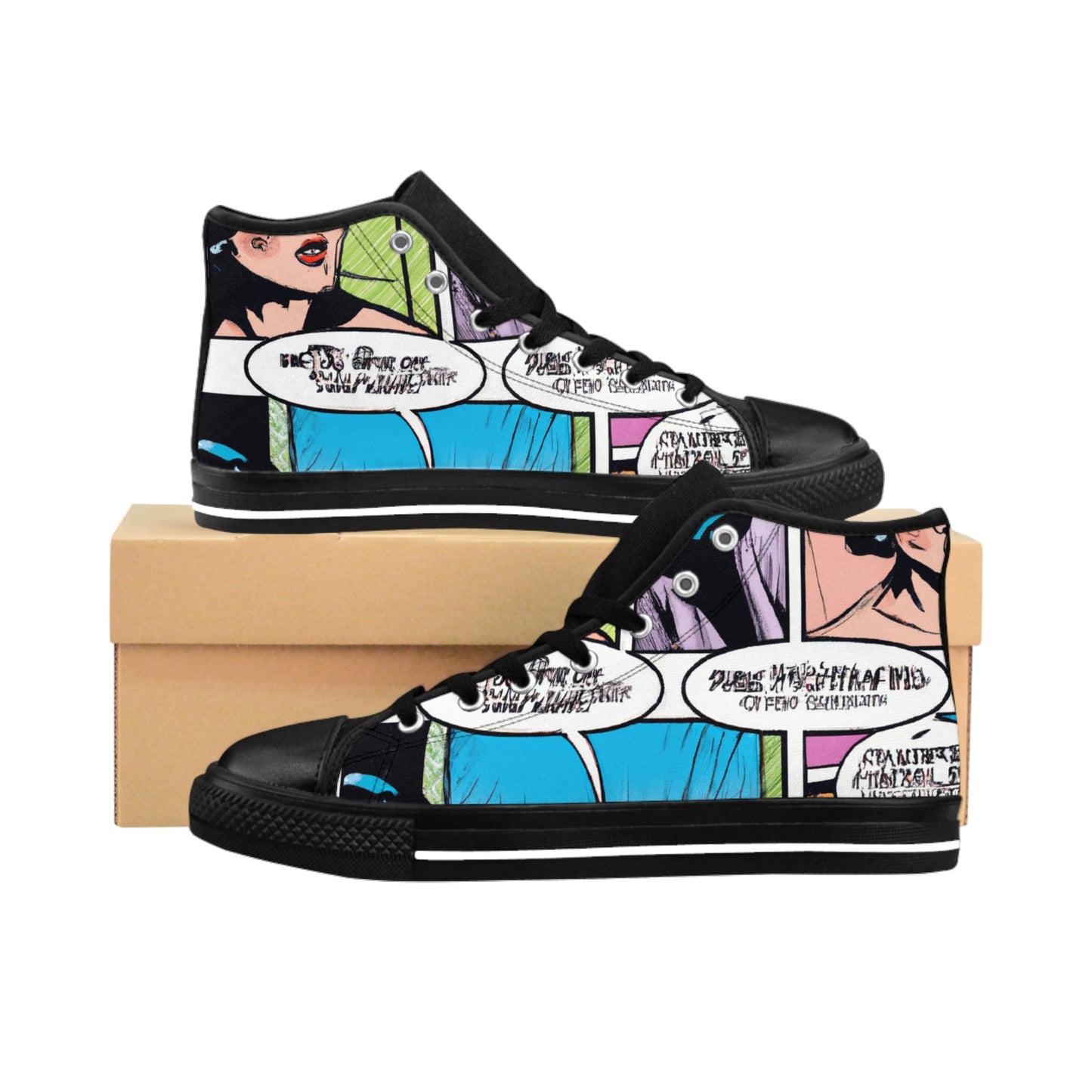 .

Sir Emmett de La Chatriere. - Comic Book Hi Tops