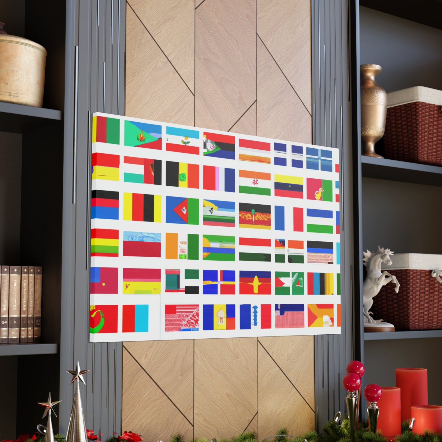 John A. Bellinger (1806–1874) - Flags Of The World Canvas Wall Art